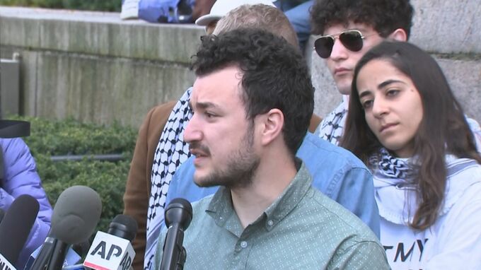 イスラエルへ抗議の学生デモ　リーダー拘束　トランプ氏「国外追放にする」|TBS NEWS DIG