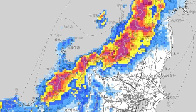 【積雪急増】北陸地方新潟で60㎝富山で50㎝の降雪予想　山沿いや山地を中心に平地でも大雪となる所がある見込み【大雪と雨のシミュレーション 13日まで】|TBS NEWS DIG