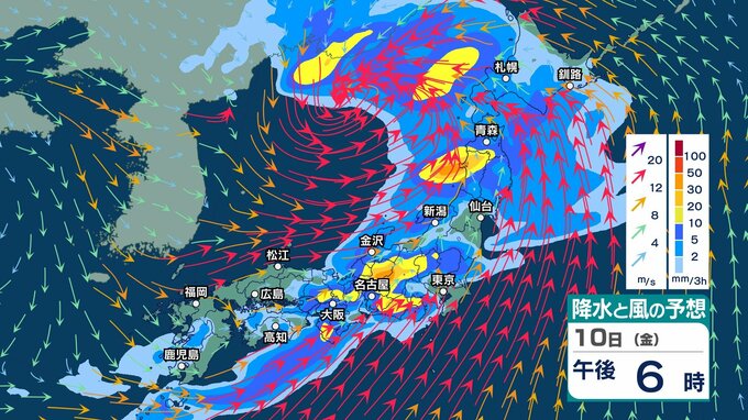 【 今後の雨 】9日(木)は西日本で雷を伴う激しい雨の恐れ その後は各地で雨風強まる？ 北日本中心に大荒れの恐れも【8日(水)～12日(日)の雨シミュレーション・7日午後10時更新】|TBS NEWS DIG