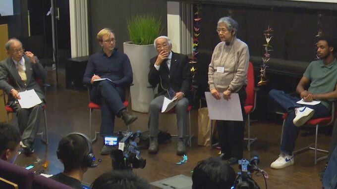 被爆者の証言にオスロの高校生ら「永遠に忘れない」 ノーベル平和賞「日本被団協」の被爆者が若者たちへメッセージ|TBS NEWS DIG