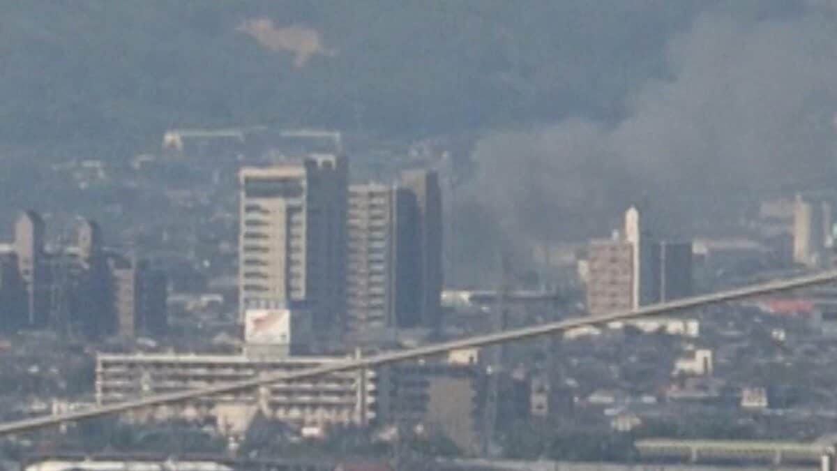 【速報】岡山市南区で建物火災　消防が出動中