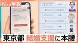 東京都 結婚支援に本腰、婚活アプリ「TOKYO縁結び」760組が真剣交際 265組が結婚 おととし9月運用開始【Nスタ解説】|TBS NEWS DIG