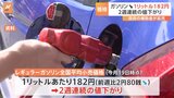 ガソリン価格2週連続で値下がり 1リットルあたり182円 政府の補助金拡充で|TBS NEWS DIG