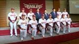【プロ野球・楽天】フレッシュな新人選手12人が入団選手会見 真新しいユニフォームに袖を通し決意表明　|　宮城のニュース│tbc NEWS│tbc東北放送