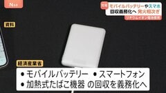 リチウムイオン電池内蔵のモバイルバッテリーなど3品目 使用済み製品の回収を製造メーカーなどに義務づける方針　経済産業省| TBS CROSS DIG with Bloomberg