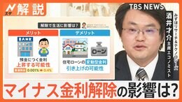 「マイナス金利解除」で変わること　「変動金利」住宅ローンの返済額は年換算“2万円”増える可能性も【Nスタ解説】|TBS NEWS DIG