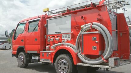 消防ポンプ車をネットオークションに出品 最低落札10万円から 25年間