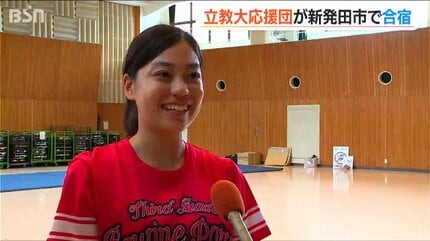 創部以来初となる“女性応援団長”率いる「立教大応援団」が『月岡温泉