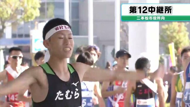 【動画あり】第12中継所　通過順位　個人記録あり【第36回ふくしま駅伝2024】※公式記録　福島駅伝|TBS NEWS DIG