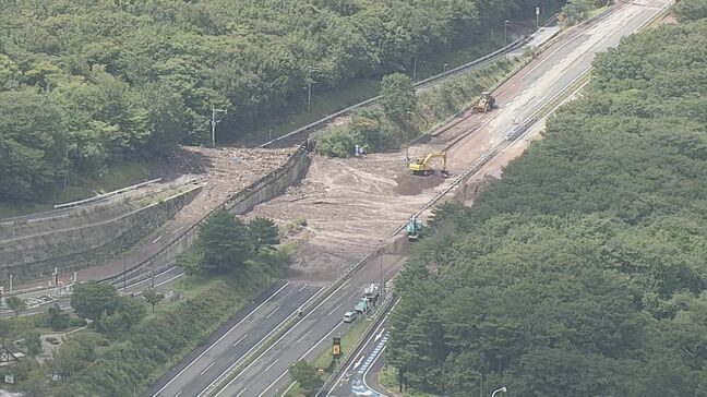 大分自動車道で土砂崩れ、主要道路が陥没…温泉地への大動脈“マヒ”　観光関係者は影響の長期化を懸念|TBS NEWS DIG
