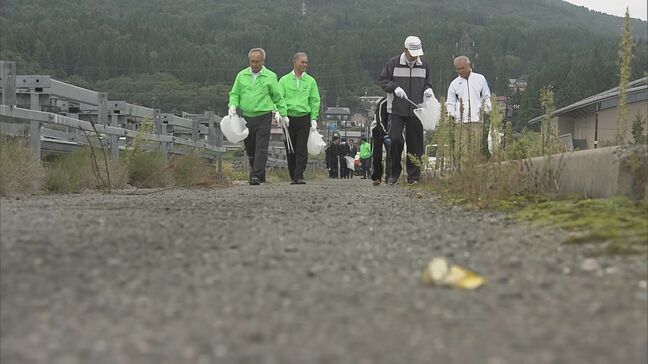 23日号砲 福島県高校駅伝 地元の信金職員がコース清掃「気持ちよく、最後まであきらめずに走って」|TBS NEWS DIG