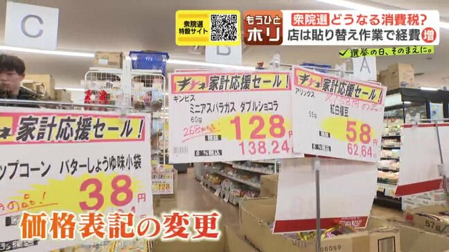 どうなる消費税？店は張り替え作業で経費増、飲食料品０％で4人家族は6万7000円負担軽減の試算、一方海外からは「借金を返す見込みなし」とみなされ物価高加速する懸念|TBS NEWS DIG