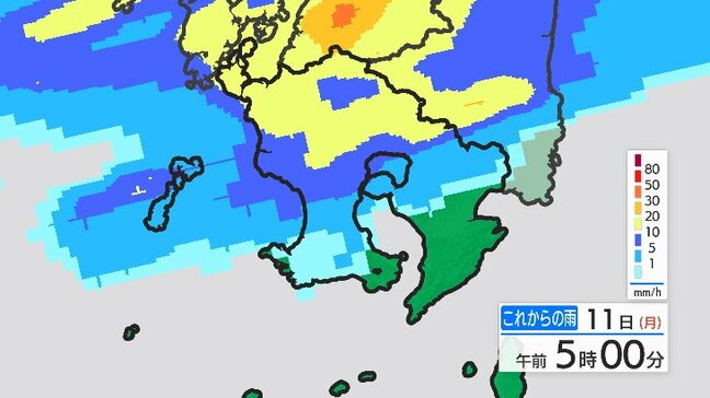 再び線状降水帯発生おそれ　鹿児島県本土で土砂災害などに厳重警戒|TBS NEWS DIG