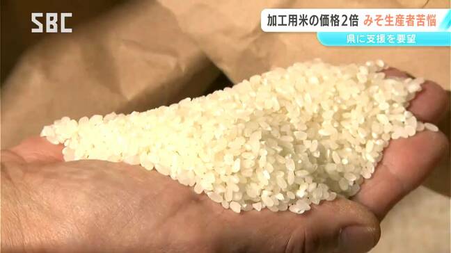 「前年の2倍に…」みそ作りに使う加工用米が値上がり　コメ価格の高騰を受け　みそ製造業者などでつくる団体が県に支援を要望|TBS NEWS DIG