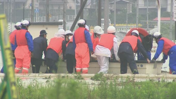 大雨で道路水没し民家孤立　女児ら住民5人をボートで救出　島根県出雲市　|　BSSニュース | BSS山陰放送