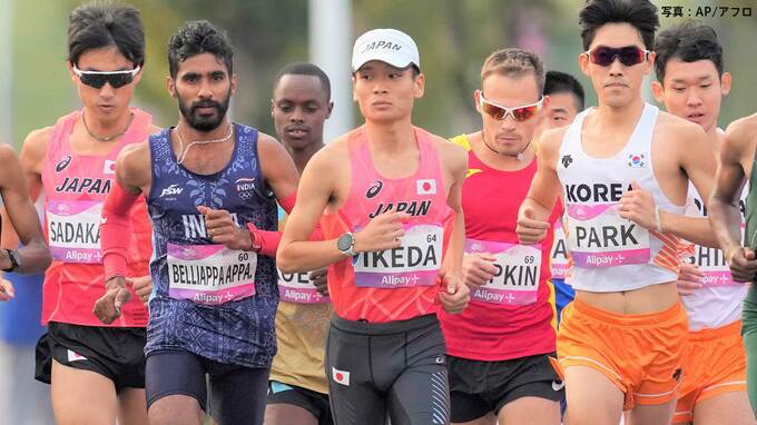男子マラソン、定方が4位、池田は終盤失速し6位...日本勢表彰台逃す【アジア大会】|TBS NEWS DIG