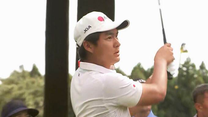 昨年の日本アマ王者・中野麟太朗が暫定首位 ！ トップ5に日本勢4人が入るも日没サスペンデッド【アジアアマ】|TBS NEWS DIG