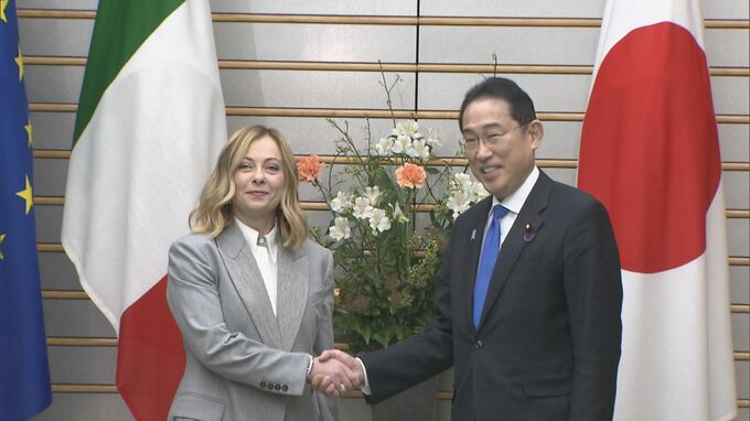 G7サミット成功に向け連携確認　日イタリア首脳会談　