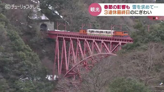 「春節」真っ只中で県内にもにぎわい　雪の黒部峡谷やガラス美術館　観光客「もう１度寿司食べたい」　富山　|　富山のニュース｜天気・防災｜チューリップテレビ