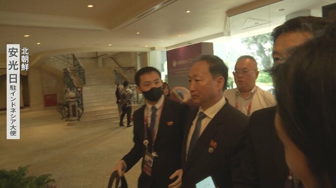 北朝鮮の大使“ミサイル発射”めぐる問いかけに無言貫く|TBS NEWS DIG