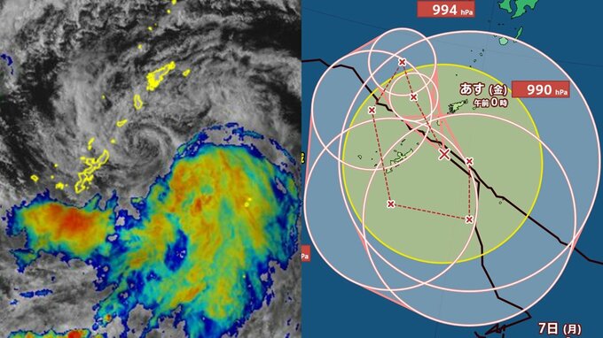 【ダブル“迷走”台風情報】“台風ループ”？台風24号ぐるりと沖縄・奄美周辺を1周するか…　“復活台風”18号も逆走進路　台風は秋雨前線を刺激か　日本への影響は？　雨と風の予想シミュレーションあり|TBS NEWS DIG