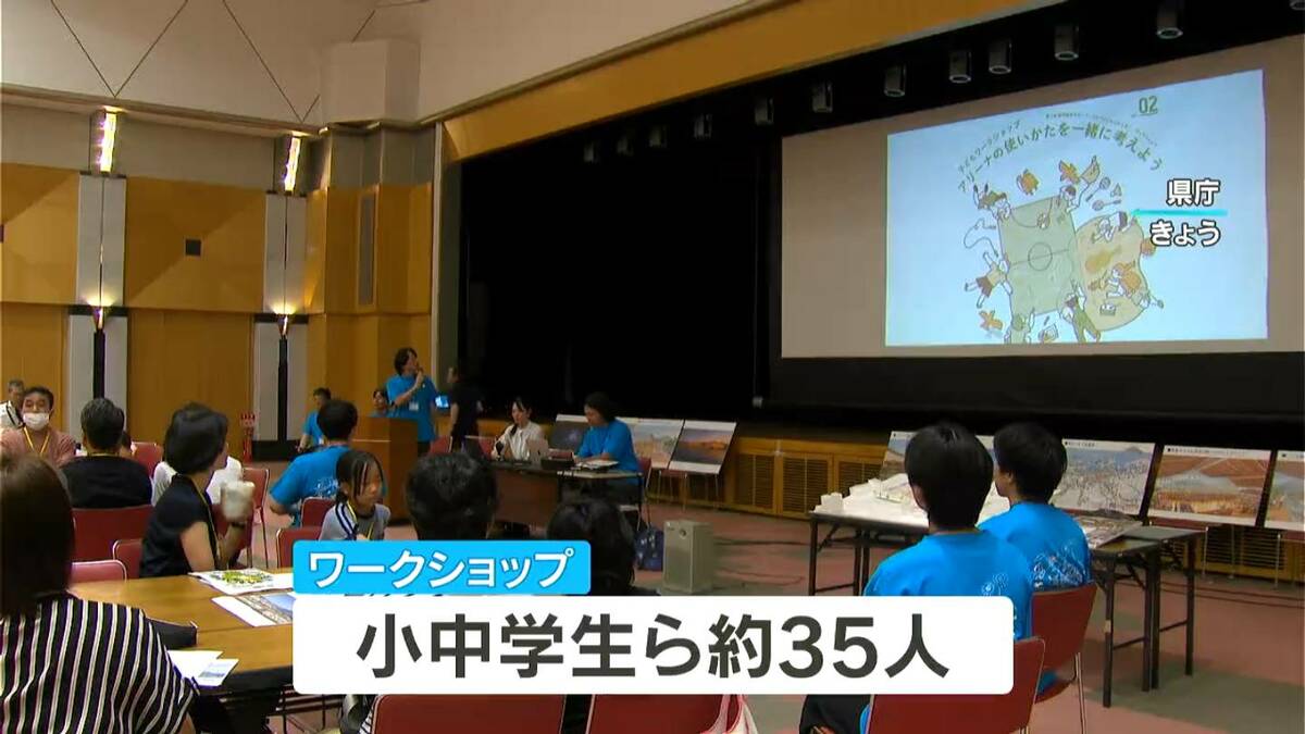 スポーツ・コンベンションセンター　2回目のワークショップに子どもたちが参加　自分なりの活用方法を考える　鹿児島