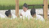 烏帽子に白装束で稲刈り　伊勢神宮の神田で神嘗祭（かんなめさい）などに奉納するための米の収穫　|　名古屋・愛知・岐阜・三重のニュース【CBC news】 | CBC web