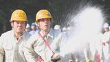 コンビナートや商業施設の21事業所から140人参加 自衛消防隊が消火技術を競う 大分 | 大分のニュース|OBS NEWS|大分放送