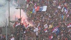 セルビアで10万人以上参加の反政府デモ　政府の腐敗に抗議| TBS CROSS DIG with Bloomberg