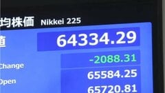 【速報】日経平均、一時2000円超値下がり　原油先物価格上昇で企業業績下押しに警戒感| TBS CROSS DIG with Bloomberg