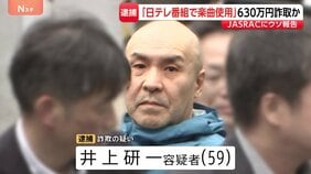 【速報】日テレ「シューイチ」等で楽曲使用したとうその報告し「JASRAC」から著作権使用料として計約630万円詐取か 音響効果業務会社の元役員の男逮捕 警視庁|TBS NEWS DIG