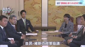 自民党「国会議員の定数削減」受け入れる方向で検討 削減の具体的内容や実現時期はっきりせず 政策協議で維新が強く求める|TBS NEWS DIG