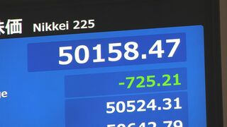 【速報】日経平均 一時700円超の下落　半導体関連株の下落目立つ| TBS CROSS DIG with Bloomberg