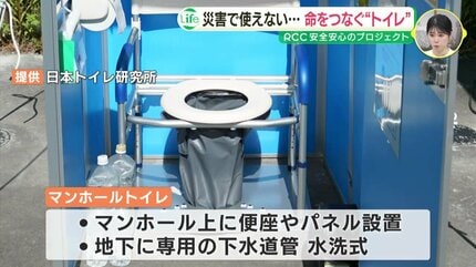 災害時、マンホールトイレ 災害時の “トイレパニック” を防ぐ救世主！？「マンホールトイレ」知っ