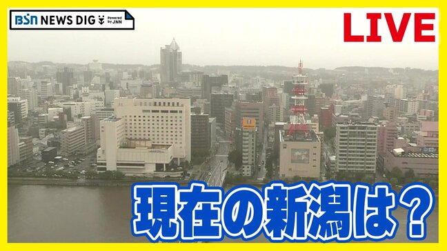 【ライブ配信中】情報カメラの映像から見る現在の新潟市の様子は？｜24H Live streaming from NIIGATA City [JAPAN]|TBS NEWS DIG