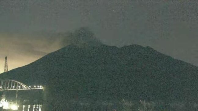 桜島　連続噴火が停止　鹿児島|TBS NEWS DIG