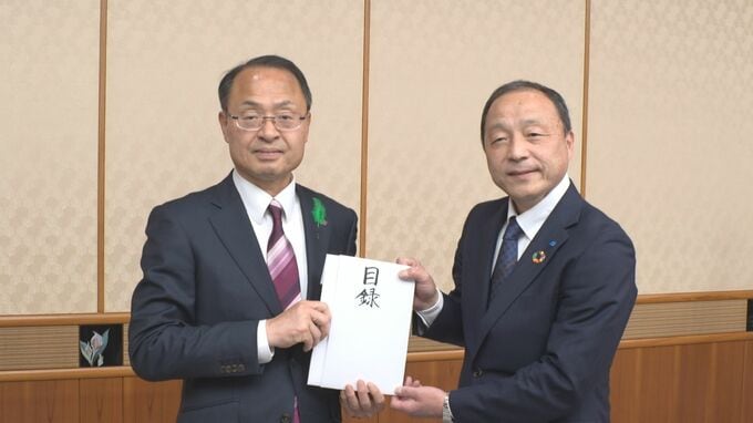 能登半島地震からの復興へ“寄付金付き定期預金” 北陸ろうきんが石川県に義援金贈呈　|　石川県のニュース｜MRO北陸放送