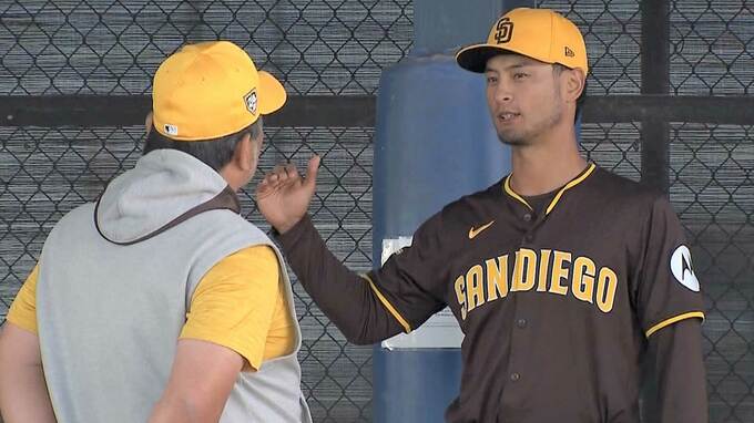 パドレス ダルビッシュ 28日のOP戦初登板、ドジャースとの開幕カード先発へ調整 松井2度目のOP戦は26日のカブス戦|TBS NEWS DIG