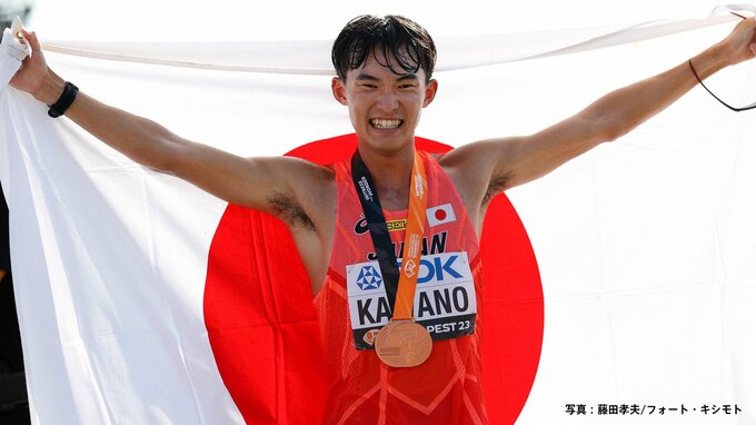 川野将虎が35km競歩銅メダル　日本競歩の伝統をつないだ２大会連続メダル獲得【世界陸上ブダペスト】|TBS NEWS DIG