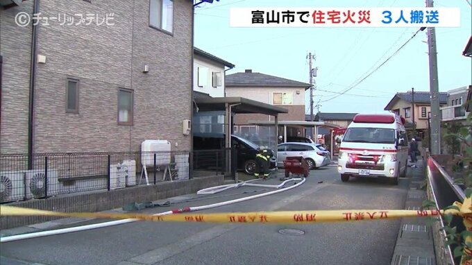 住宅密集地で早朝の住宅火災　74歳女性が死亡　富山　|　富山のニュース｜天気・防災｜チューリップテレビ