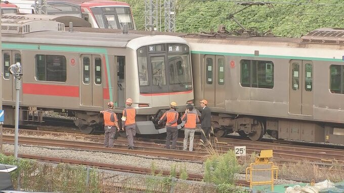 東急田園都市線“列車衝突・脱線事故”普通列車の運転士が非常ブレーキかけるも時速48キロで衝突|TBS NEWS DIG