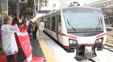 北東北の新たな観光列車「ひなび」がデビュー 当面は盛岡~釜石駅間を土日と祝日を中心に運行|TBS NEWS DIG