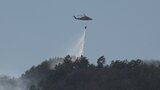 桜の名所・大法師公園付近の山林で火災　地上と県防災ヘリ「あかふじ」が上空から放水　|　山梨のニュース | ＵＴＹテレビ山梨