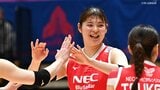 鉄壁の壁・山田二千華が最多得点ヌワカロールをシャットアウト NEC川崎が東レ滋賀を下し先勝【SVリーグ・準々決勝】|TBS NEWS DIG