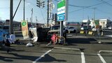 乗用車同士の事故で車が横転 運転手が救急搬送 事故直後の状況は(山形市) | 山形のニュース│TUYテレビユー山形