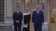 マクロン大統領とトランプ大統領がベルサイユ宮殿で晩さん会 ゼレンスキー大統領と電話会談も| TBS CROSS DIG with Bloomberg