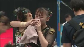 体操・宮田笙子が飲酒喫煙問題後、初の実戦で涙「深く反省しております」団体戦で優勝に貢献【国スポ】|TBS NEWS DIG