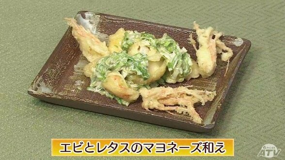 甘夏の酸味がアクセント！マヨソースはレタスでシャキシャキ「エビとレタスのマヨネーズ和え」レシピ【わっちtheキッチン】　|　青森のニュース│ATV NEWS│青森テレビ