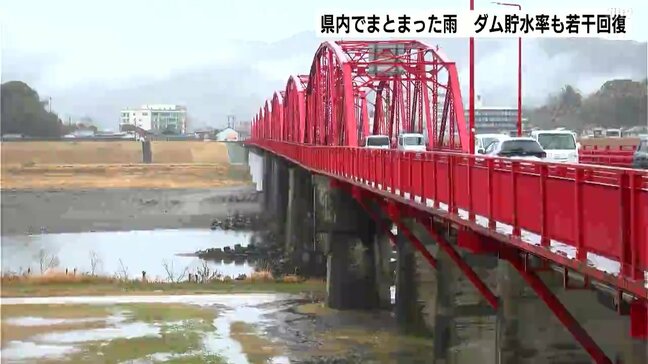ダムの貯水率も若干回復…大渡ダム23%、鏡ダムで44．7%　吉野川では一時的に取水制限解除　高知県内各地でまとまった雨|TBS NEWS DIG