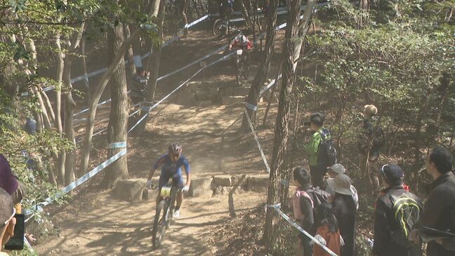 「アジア大会 愛知・名古屋」本番と同じ会場でマウンテンバイクの“テスト大会” 名古屋・守山区の小幡緑地をMTBが疾走|TBS NEWS DIG